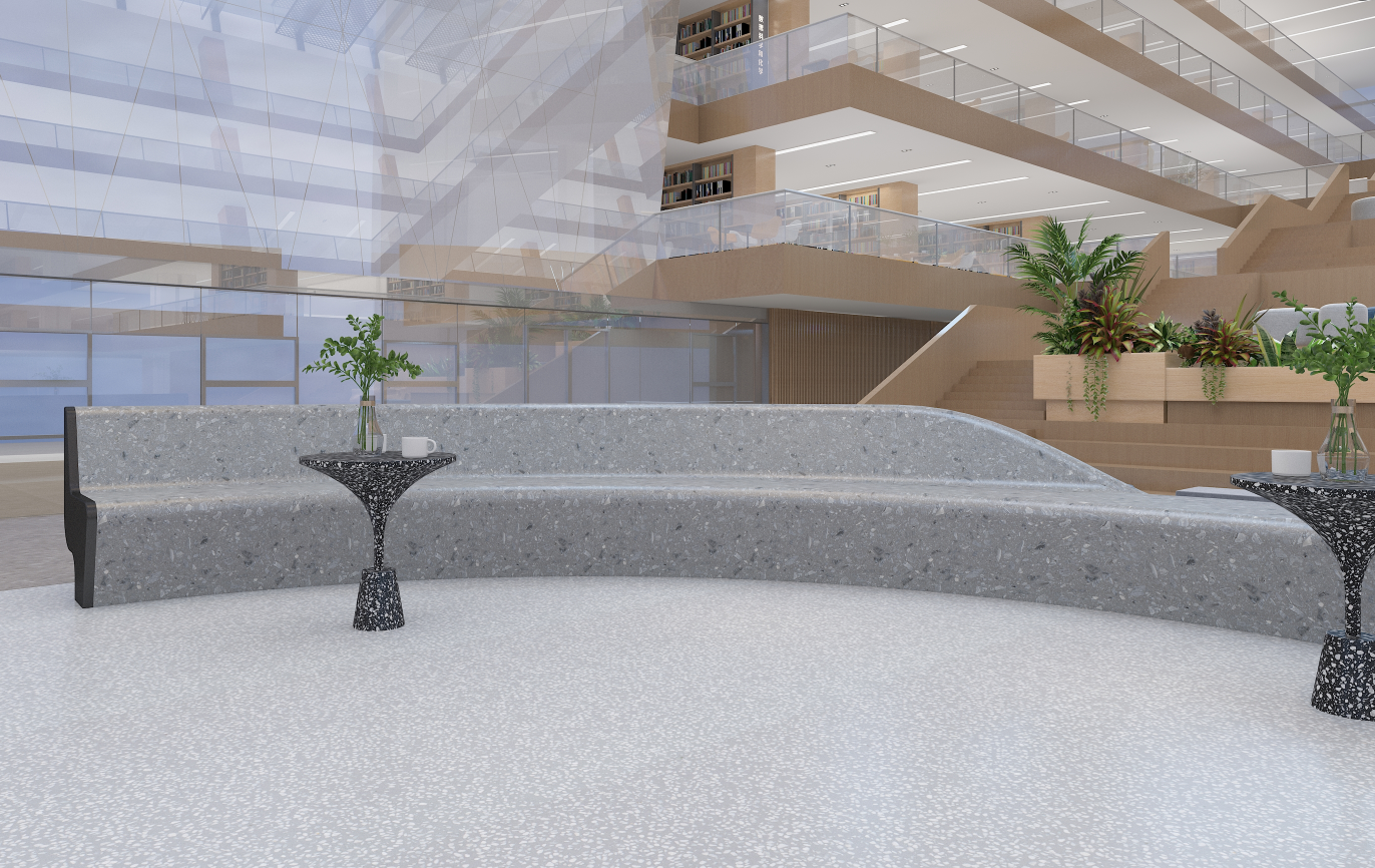 Landscape Terrazzo Outdoor Piece