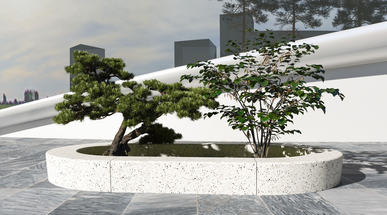 Terrazzo Landscape Combination - CBD Garden E Combination