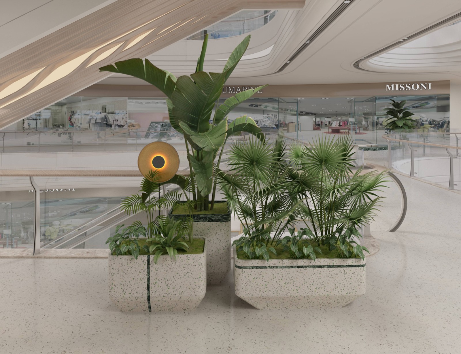 School Flower Pot Combination
